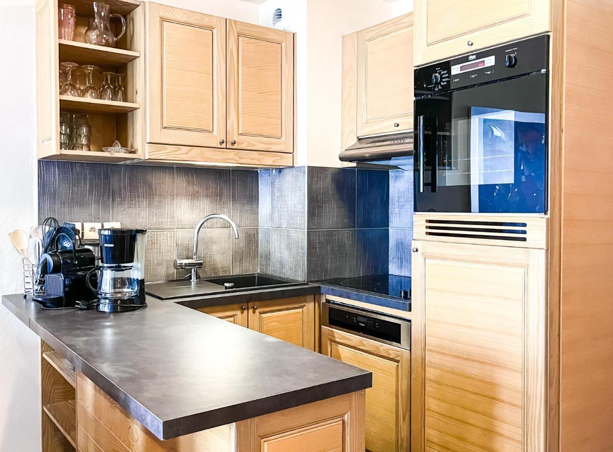 South Facing 2-Bed Apartment With Fireplace, Terrasses Deos Flaine Exterior foto